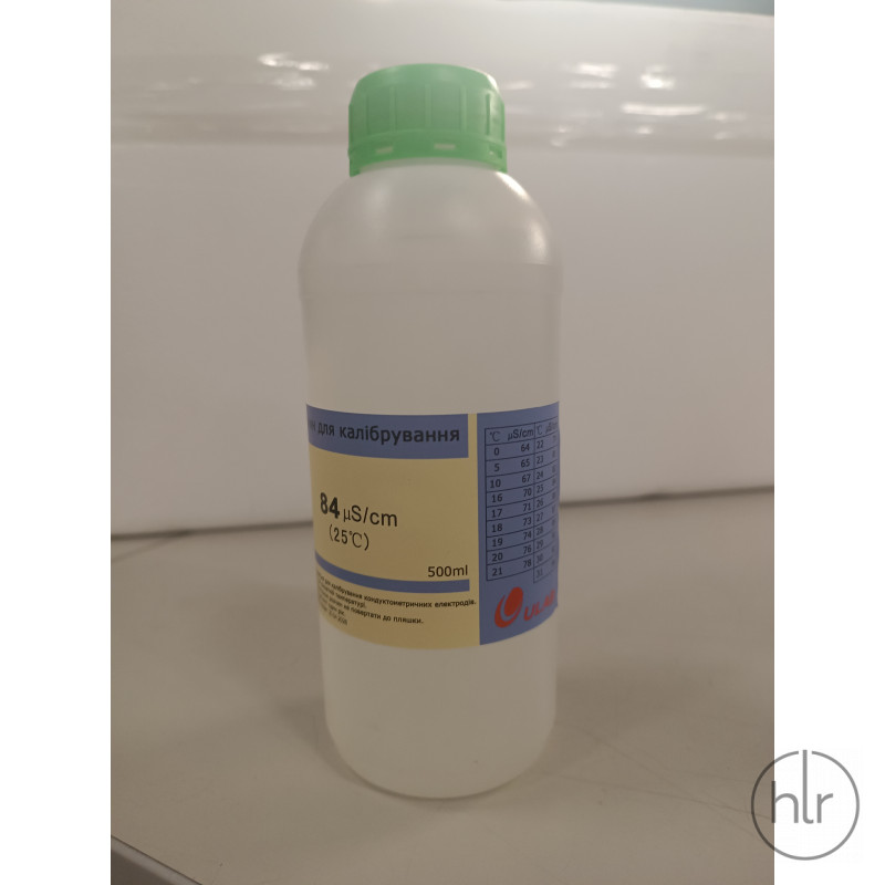 Раствор для калибровки кондуктометра  (84 µS/cm) 500 мл, ULAB