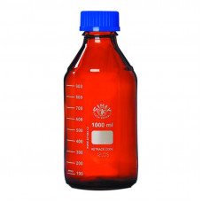 Бутыль для реагентов с винтовой крышкой и градуировкой SIMAX темное стекло 500 мл ТС (2070/H/500)