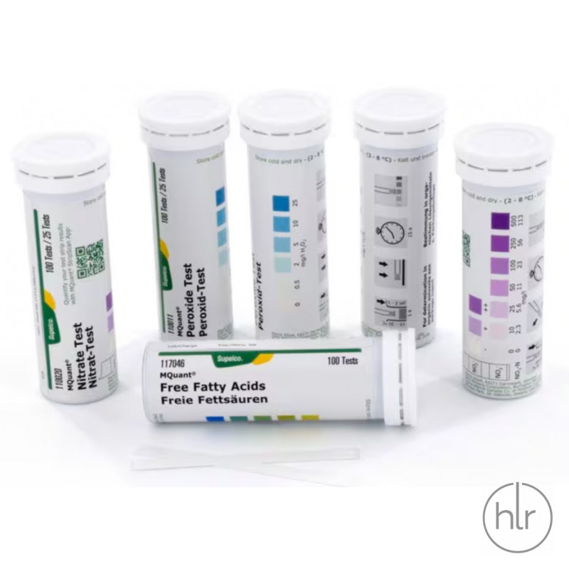 Тест на нитраты (полоски), 10-500 мг/л, 100 определений, Мерк