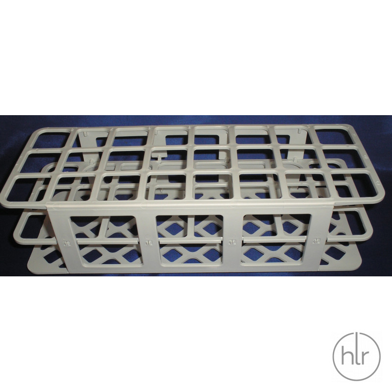 Штатив для пробирок ПП 24 отв., d отв.=30 мм (Kartell) (568-06) (желтый)