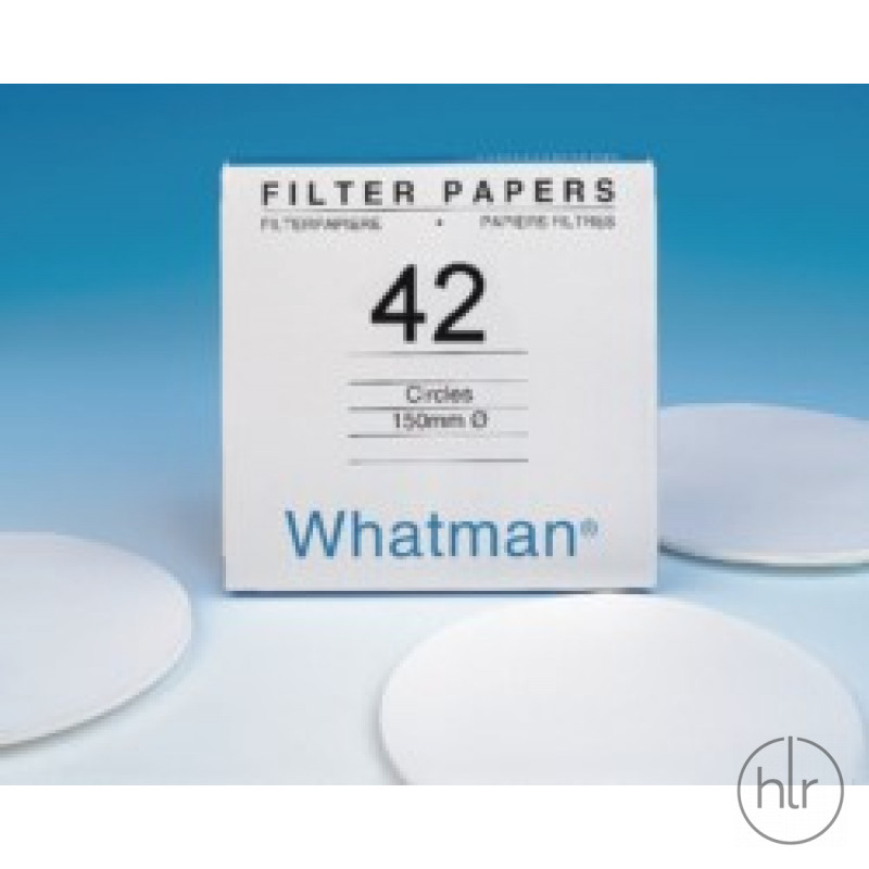 Фильтры для качественного анализа, круглые, Grade 42, диам.185 мм, 100 шт./уп, Whatman