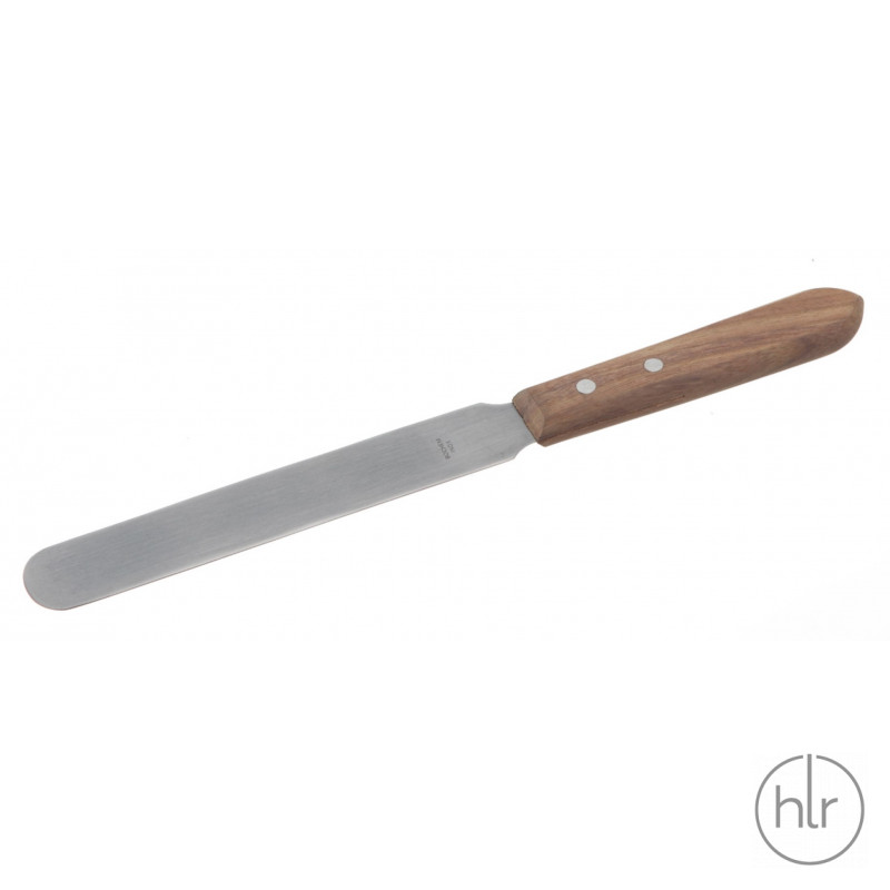 Шпатель односторонний с деревянной ручкой L=190 мм, 18х100, Германия, Bochem