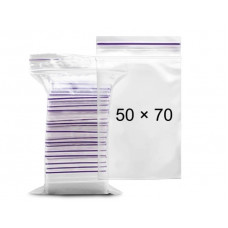 Пакеты с замком Zip-Lock 50 мм х 70 мм (уп 100 шт)