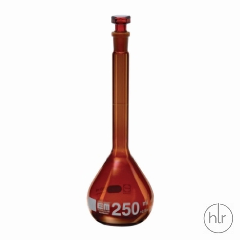 Колба мерная со стеклян. пробкой, темное ст., кл А, 20 мл, Hirschmann Lab (9.276 504)