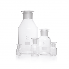 Бутыль для реагентов с притертой пробкой (светлое стекло широкое горло) 1000 мл (DURAN,Германия) (2118554)