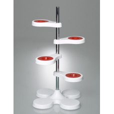 Штатив для 4 воронок, Laboplast, ПП, 150х550х500 (Burkle) 9622-0400