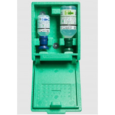 Аптечка настінна з комплектом розчинів для екстреного промивання очей PLUM 4789