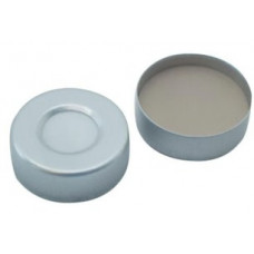 Крышка обжимная с септой ND20, силикон белыйl/PTFE беж., толщина 3,2 мм, уп./100 шт (LLG) (9003460)