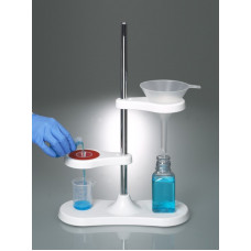 Штатив для 2 воронок, Laboplast, ПП, 140х300х480 мм (9622-0200) (Buerkle)