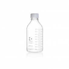 Бутыль для реагентов с винтовой крышкой GL45 и мерной шкалой 1000 мл Premium DURAN