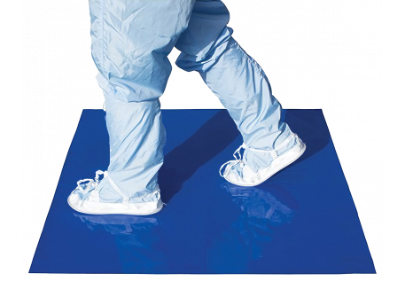 Коврик липкий дезинфекционный 30-слойный голубой 60х90 см Micronclean 4 шт/уп