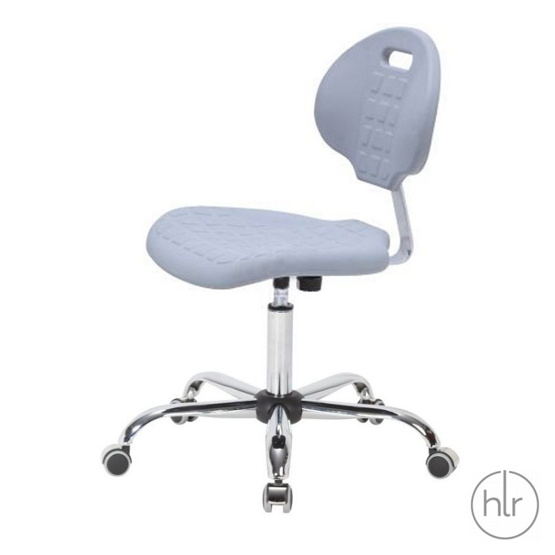 Cтул лабораторный ERGOWORK PRO Special Standart CHL Grey п/у ролики Польша