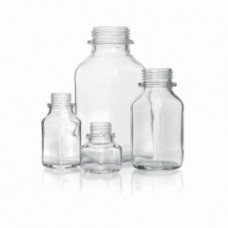 Бутиль д/реаг., 4-х граний, 500 мл, без кришки, світлий, НС (DURAN, Німеччина)