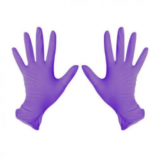 Перчатки нитриловые смотровые Nutouch Fortius Pro XL фиолетовые 50 пар/уп