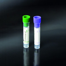 Пробірка для крові з темно-зеленою кришкою (2,5 мл, K3 EDTA) Aptaca 150 шт/уп