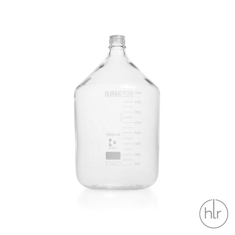 Бутыль для реагентов Pure с мерной шкалой 10000 мл GL 45 DURAN
