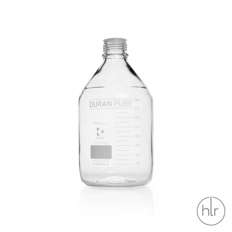 Бутыль для реагентов Pure с мерной шкалой 2000 мл GL 45 DURAN