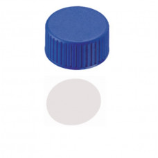 Крышка винтовая синяя ND9 Ultrabond со встроенной септой (ПТФЭ) 100 шт/уп LLG 7930366