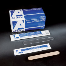Депрессоры для языка 150 мм деревянные стерильнрые Aptaca S.p.A. 500 шт/уп