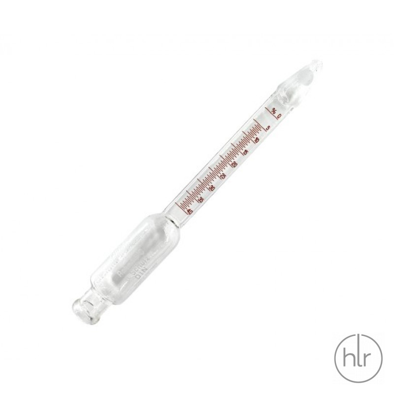 Бутирометр для сливок,0-5-40%:0.5, цена деления 0,5, поштучно (Funke-Dr. N. Gerber) (6.288 169)