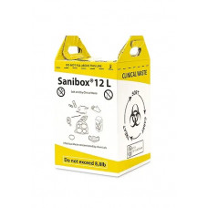 Контейнер-пакет для збору та утилізації медичних відходів Sanibox 12 л