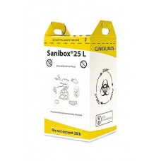 Контейнер-пакет для збору та утилізації медичних відходів Sanibox 25 л