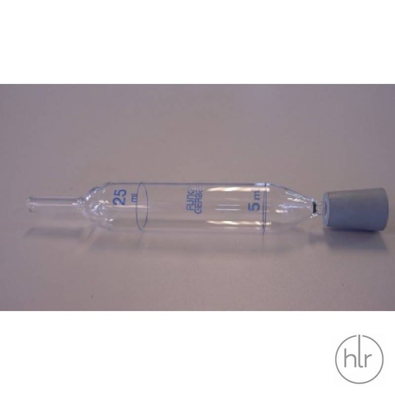Піпетка для гомогенізації, позначка на 5 і 25 мл, з пробкою, для методу NIZO (Funke- Dr. N. Gerber)
