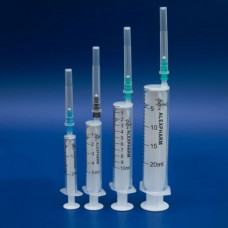 Шприц ін'єкційний 5 мл, двокомпонентний, "ALEXPHARM" стер., з голкою 22G, 0,7*40 мм (Луер)