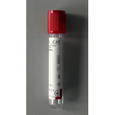 Вакуумная пробирка для забора образцов венозной крови, 6 мл (мл), 13*100 мм(мм), с активатором свертывания, с красной крышкой, 100 шт.